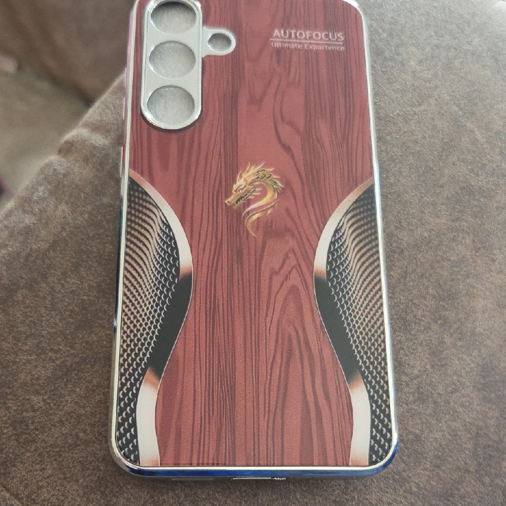 GALAXY S25 PLUS WOOD GRAIN LOOK GLOSS PHONE CASE